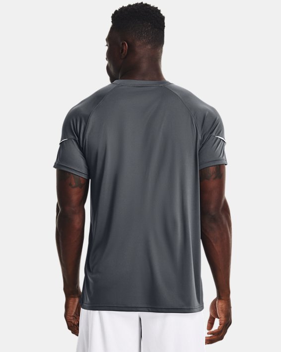 เสื้อแขนสั้น UA Golazo 3.0 สำหรับผู้ชาย in Gray image number 1